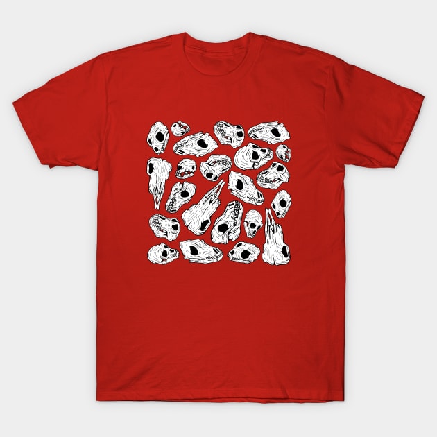 Animal Skulls T-Shirt by Woah_Jonny